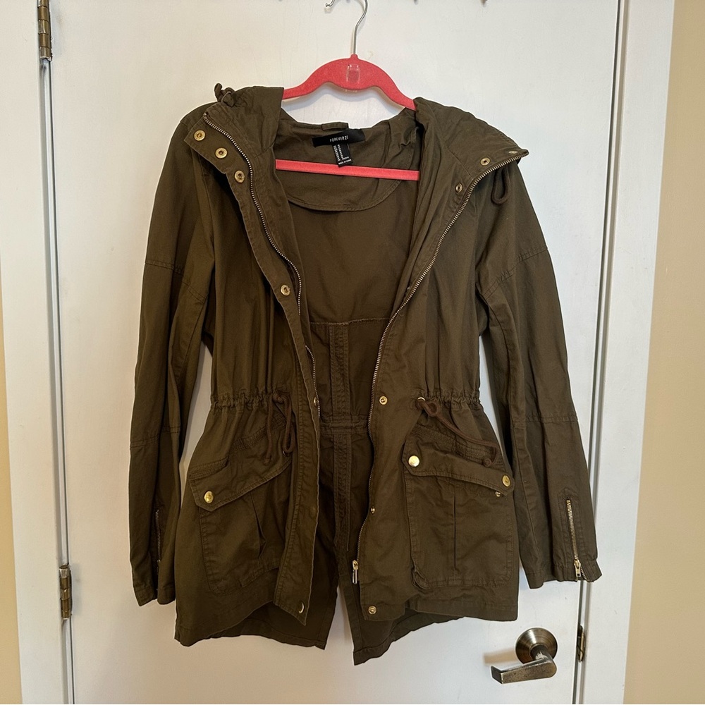 army green jacket